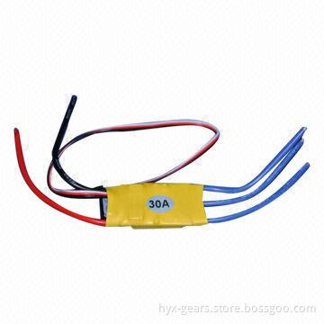 30A 2s-4S Li-polymer Programmable Brushless Speed Controller/ESC, Sized 24 x 12 x 6mm